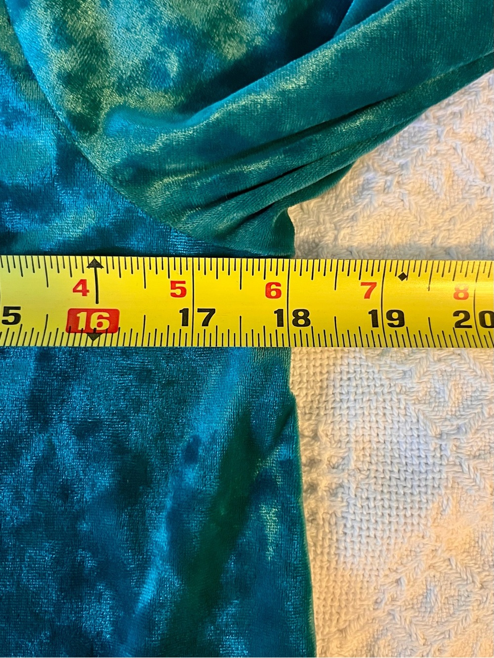 NWT NEW J. Jill Velvet Long-Sleeve Women’s Top in Teal - Picture 6 of 8